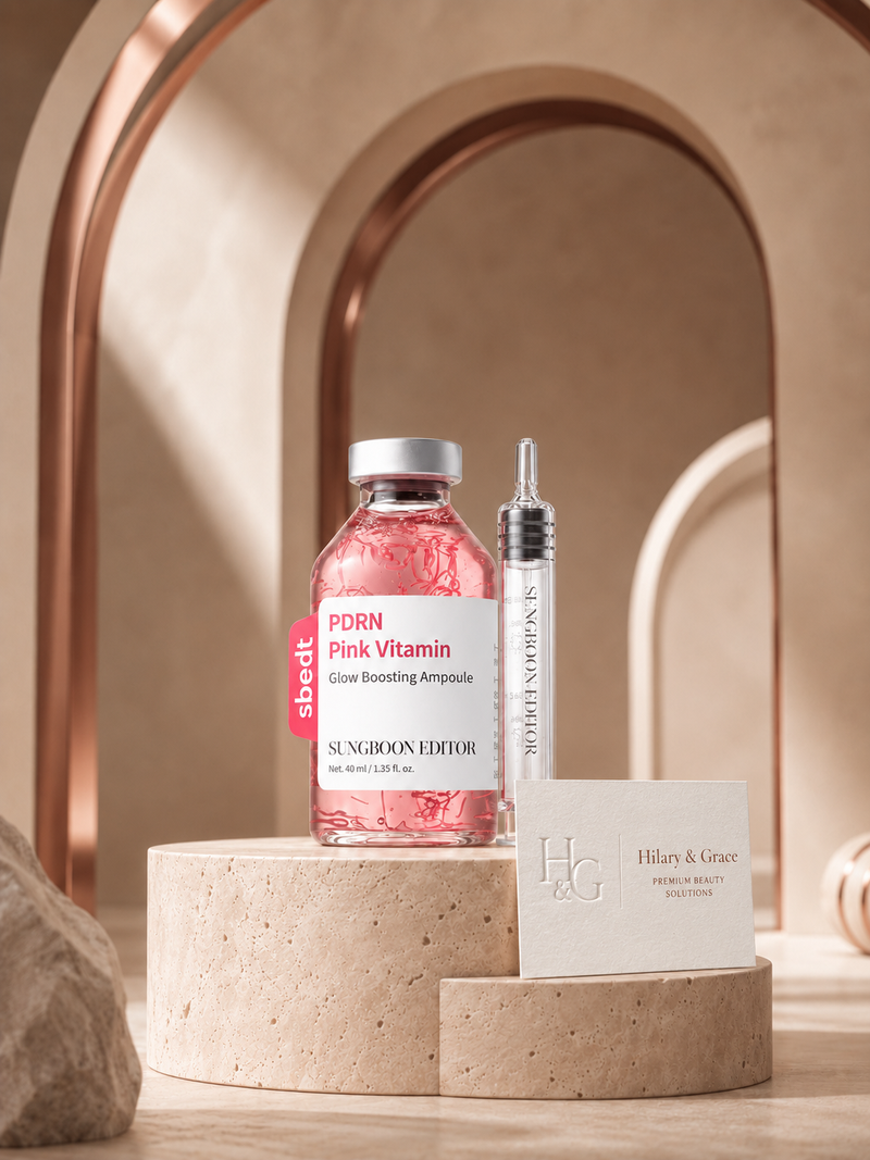 PDRN Pink Vitamin Ampoule – Sérum Facial Iluminador y Revitalizante