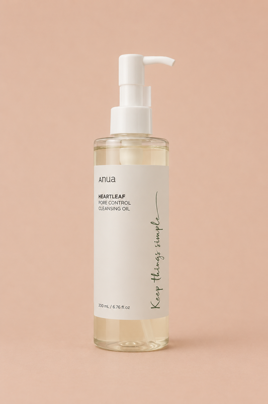 Anua Heartleaf Cleansing Oil | Doble Limpieza Facial